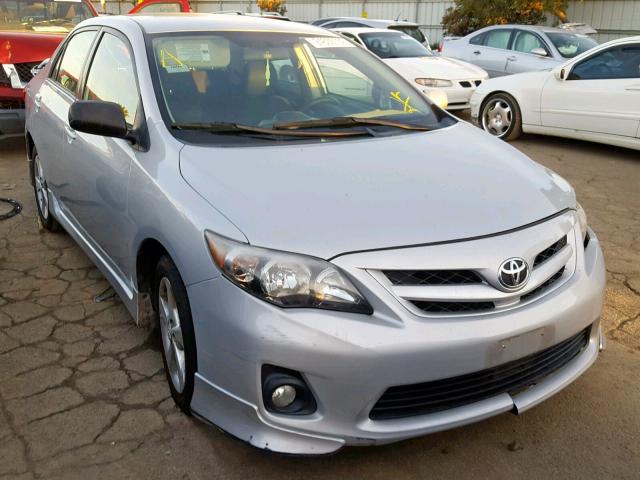 2T1BU4EE3DC122033 - 2013 TOYOTA COROLLA BA GRAY photo 1