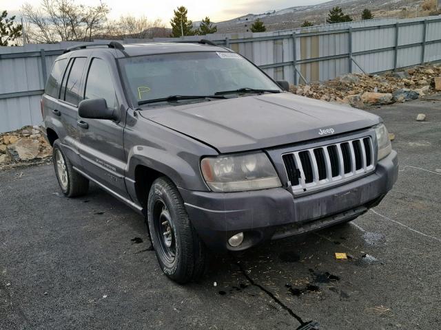 1J4GW48N74C352589 - 2004 JEEP GRAND CHER GRAY photo 1