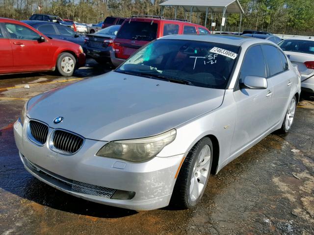 WBANW13518CZ74451 - 2008 BMW 535 I SILVER photo 2