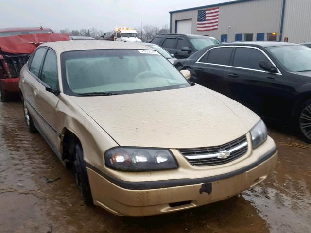 2G1WF52E059266302 - 2005 CHEVROLET IMPALA GOLD photo 1