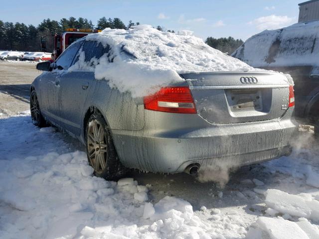 WAUDH74FX8N153157 - 2008 AUDI A6 3.2 QUA GRAY photo 3