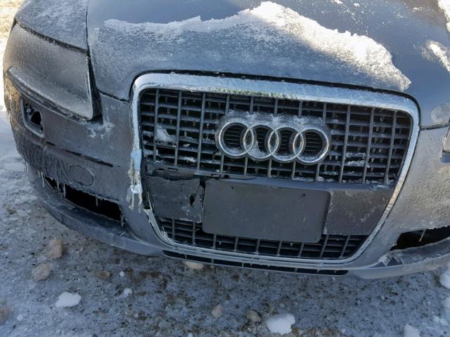 WAUDH74FX8N153157 - 2008 AUDI A6 3.2 QUA GRAY photo 9