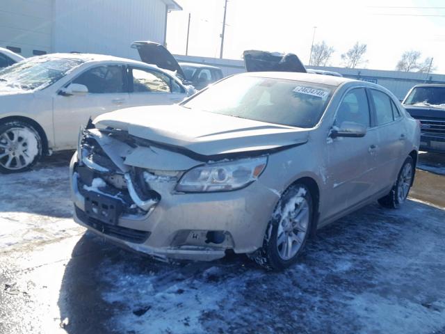 1G11C5SL3EF148902 - 2014 CHEVROLET MALIBU 1LT თაფლისფერი ფოტო 2