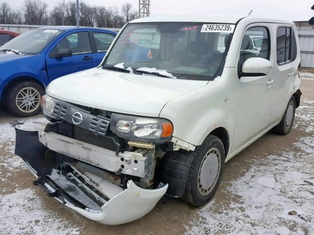 JN8AZ28R19T125825 - 2009 NISSAN CUBE BASE WHITE photo 2