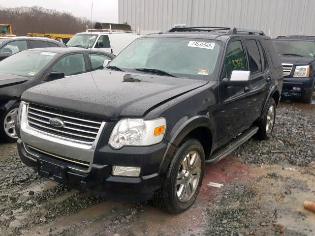 1FMEU75859UA05357 - 2009 FORD EXPLORER L BLACK photo 2