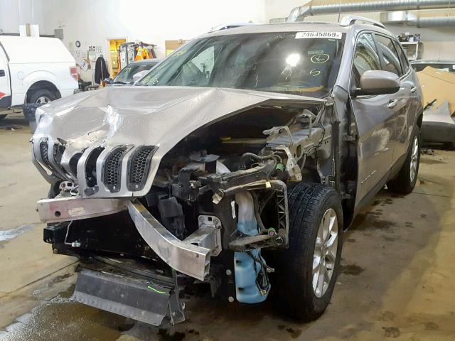 1C4PJMCB7GW168550 - 2016 JEEP CHEROKEE L GRAY photo 2