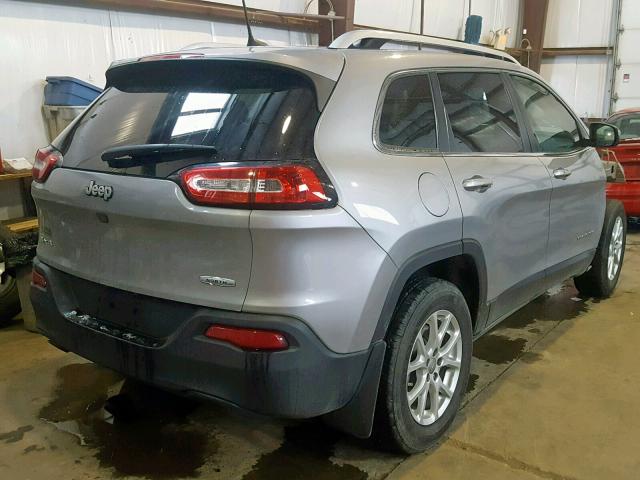 1C4PJMCB7GW168550 - 2016 JEEP CHEROKEE L GRAY photo 4