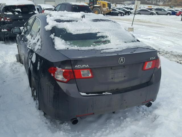 JH4CU26619C010782 - 2009 ACURA TSX CHARCOAL photo 3