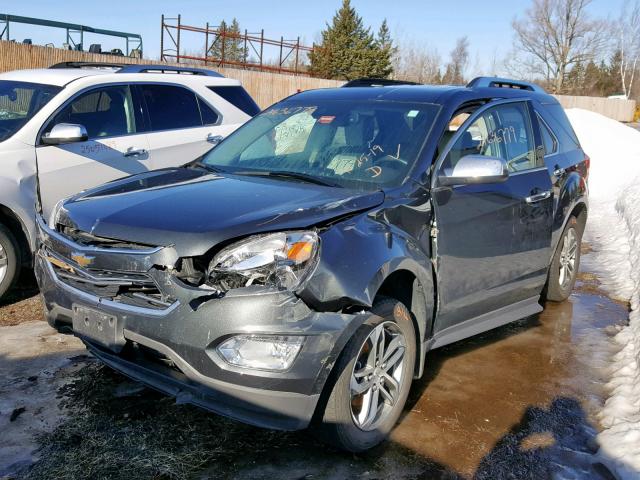 2GNFLGE38H6110186 - 2017 CHEVROLET EQUINOX PR GRAY photo 2