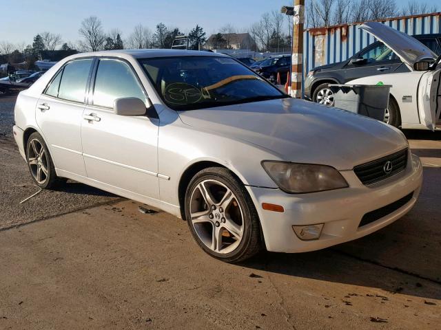 JTHBD182710008699 - 2001 LEXUS IS 300 WHITE photo 1