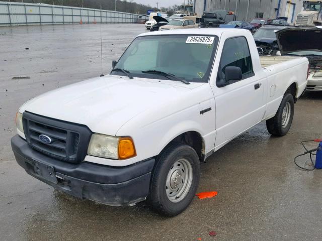 1FTYR10D64PB31917 - 2004 FORD RANGER WHITE photo 2