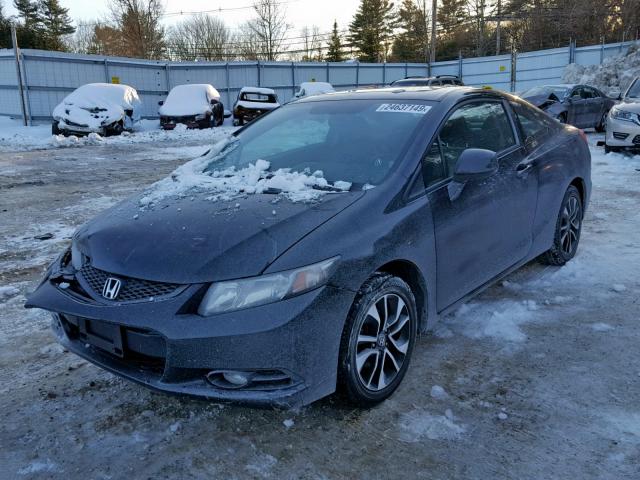 2HGFG3B09DH502058 - 2013 HONDA CIVIC EXL BLACK photo 2