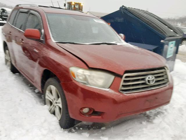 JTEES43A992122915 - 2009 TOYOTA HIGHLANDER MAROON photo 1