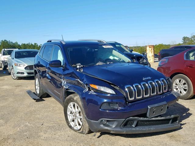 1C4PJMCS1FW773324 - 2015 JEEP CHEROKEE L BLUE photo 1