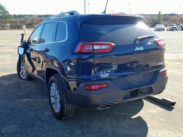 1C4PJMCS1FW773324 - 2015 JEEP CHEROKEE L BLUE photo 3