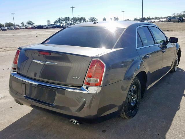 2C3CCAAG2EH354504 - 2014 CHRYSLER 300 GRAY photo 4