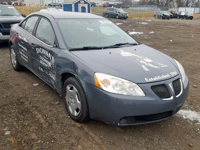 1G2ZF58B974272952 - 2007 PONTIAC G6 VALUE L GRAY photo 1