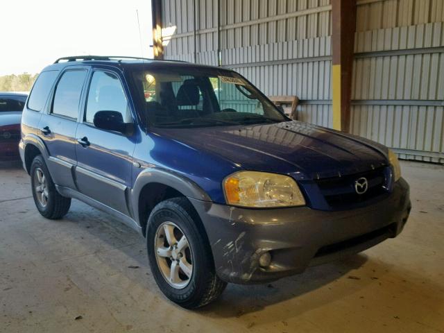 4F2YZ04125KM45749 - 2005 MAZDA TRIBUTE S BLUE photo 1