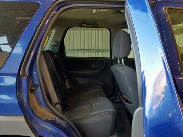 4F2YZ04125KM45749 - 2005 MAZDA TRIBUTE S BLUE photo 6