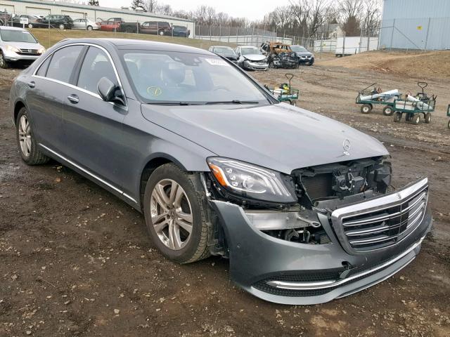 WDDUG8GB9JA387331 - 2018 MERCEDES-BENZ S 560 4MAT GRAY photo 1