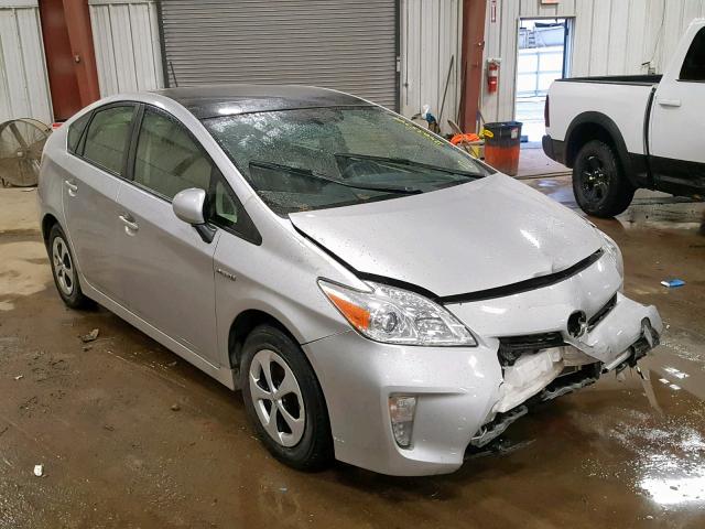 JTDKN3DU4C5392657 - 2012 TOYOTA PRIUS SILVER photo 1