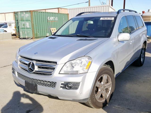 4JGBF71E77A217488 - 2007 MERCEDES-BENZ GL 450 4MA SILVER photo 2