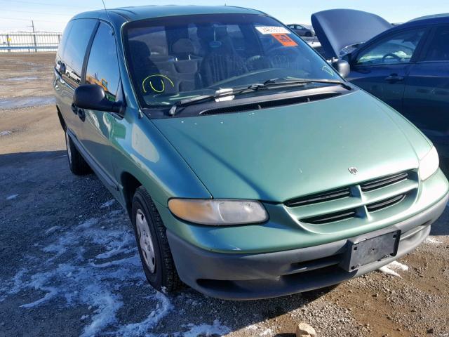 2B4FP25B8XR358231 - 1999 DODGE CARAVAN GREEN photo 1