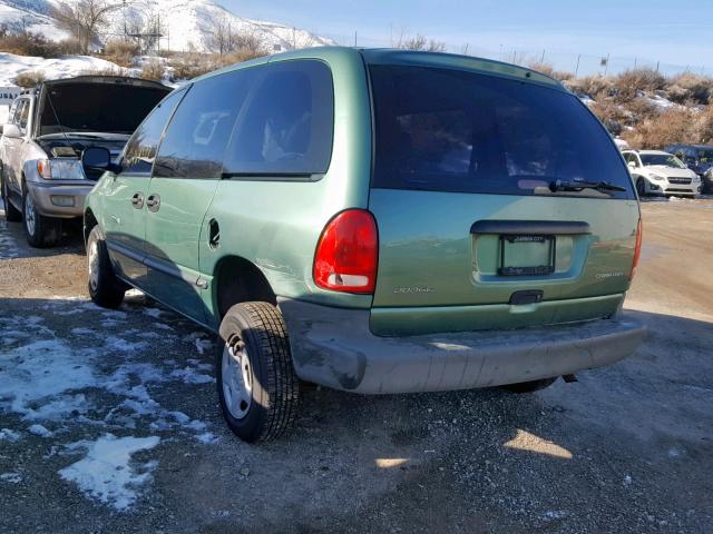 2B4FP25B8XR358231 - 1999 DODGE CARAVAN GREEN photo 3