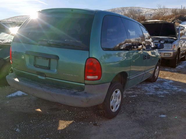 2B4FP25B8XR358231 - 1999 DODGE CARAVAN GREEN photo 4