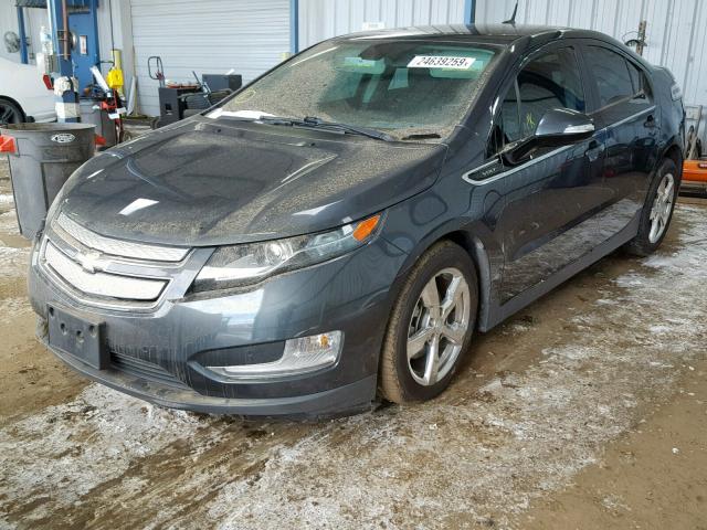 1G1RD6E45CU117265 - 2012 CHEVROLET VOLT GRAY photo 2