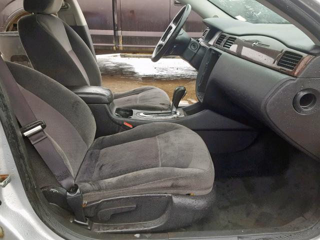 2G1WB5E31C1178621 - 2012 CHEVROLET IMPALA LT SILVER photo 5