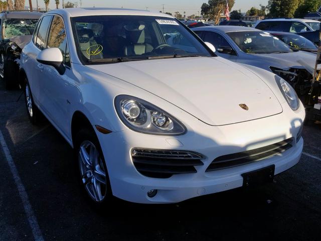 WP1AE2A26DLA14411 - 2013 PORSCHE CAYENNE S WHITE photo 1