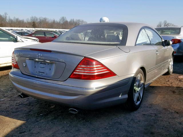 WDBPJ75J06A046967 - 2006 MERCEDES-BENZ CL 500 SILVER photo 4