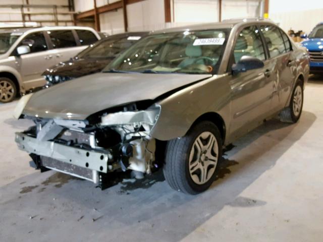 1G1ZS53856F272896 - 2006 CHEVROLET MALIBU LS Verde foto 2