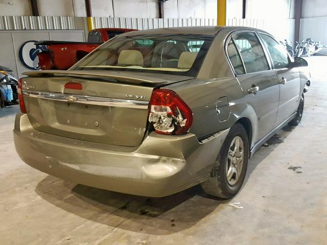 1G1ZS53856F272896 - 2006 CHEVROLET MALIBU LS Verde foto 4