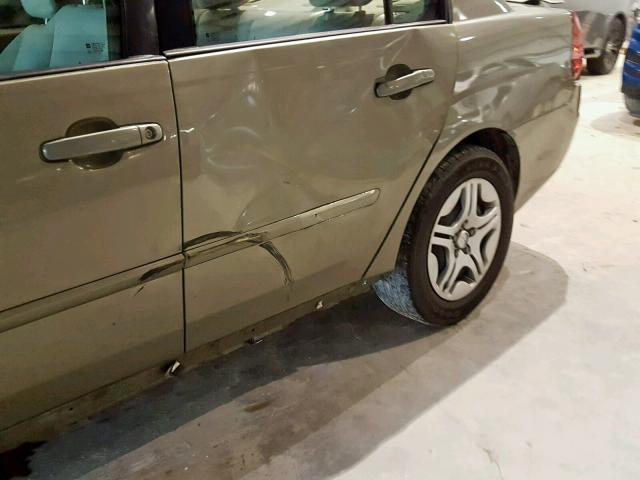 1G1ZS53856F272896 - 2006 CHEVROLET MALIBU LS Verde foto 9