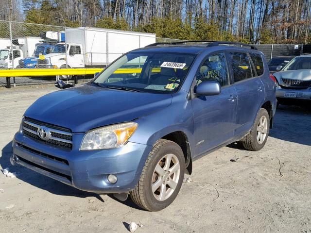 JTMBD31V185171718 - 2008 TOYOTA RAV4 LIMIT BLUE photo 2