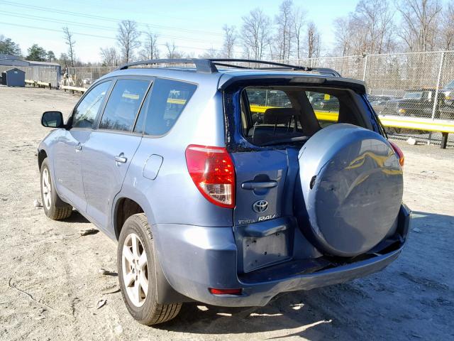 JTMBD31V185171718 - 2008 TOYOTA RAV4 LIMIT BLUE photo 3