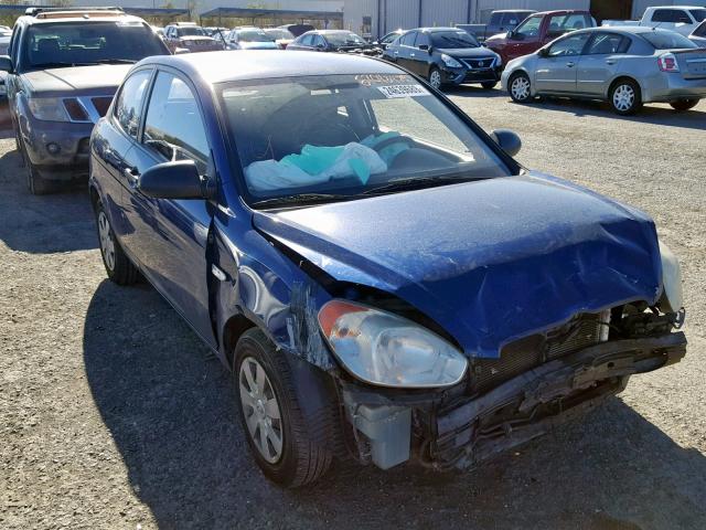 KMHCM36C47U041993 - 2007 HYUNDAI ACCENT GS BLUE photo 1