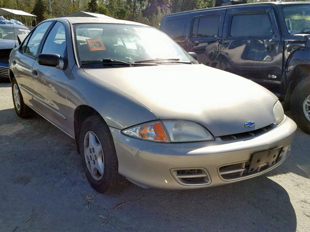 1G1JC524917111950 - 2001 CHEVROLET CAVALIER B TAN photo 1