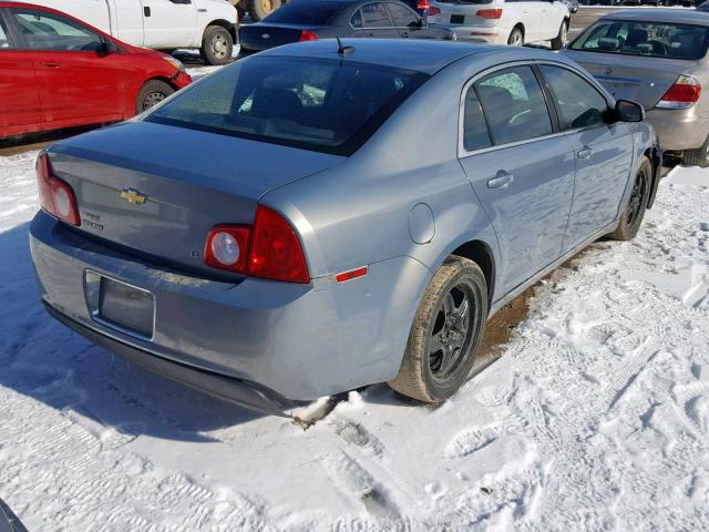 1G1ZH57B684264115 - 2008 CHEVROLET MALIBU 1LT BLUE photo 4