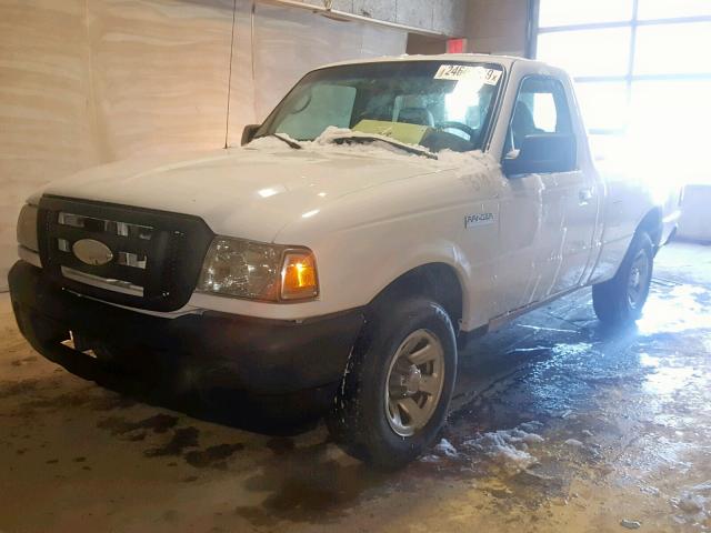 1FTYR10D28PA47583 - 2008 FORD RANGER WHITE photo 2