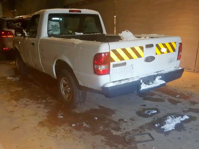 1FTYR10D28PA47583 - 2008 FORD RANGER WHITE photo 3