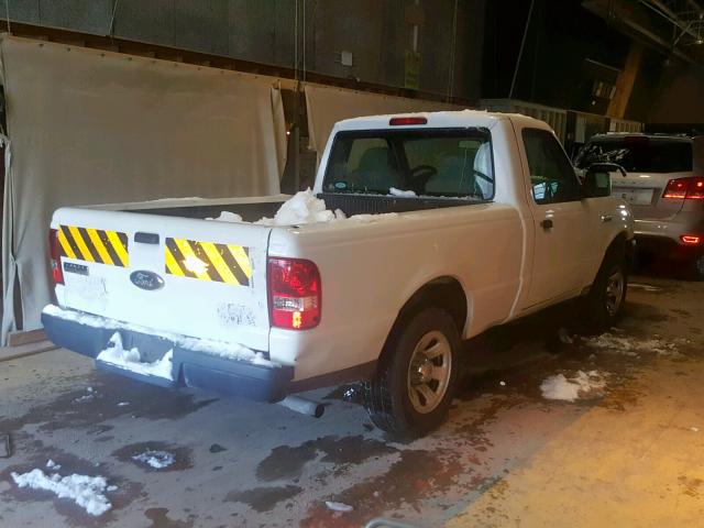 1FTYR10D28PA47583 - 2008 FORD RANGER WHITE photo 4