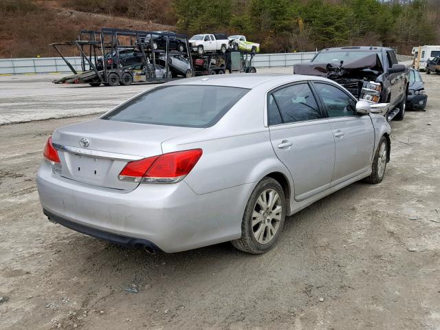 4T1BK3DB2CU463444 - 2012 TOYOTA AVALON BAS SILVER photo 4