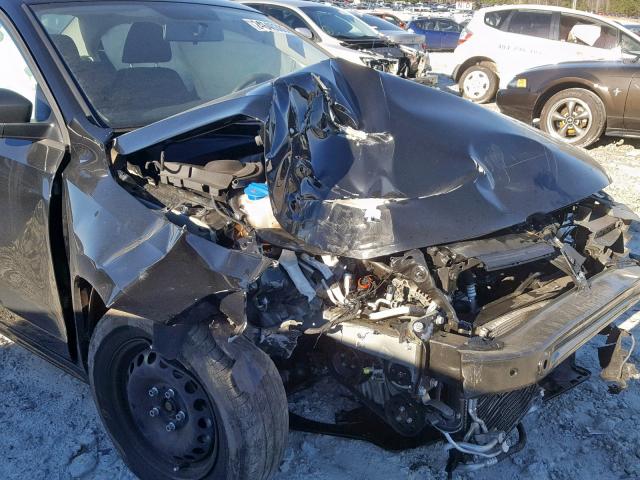 3VW2K7AJ7FM269540 - 2015 VOLKSWAGEN JETTA BASE BLACK photo 9