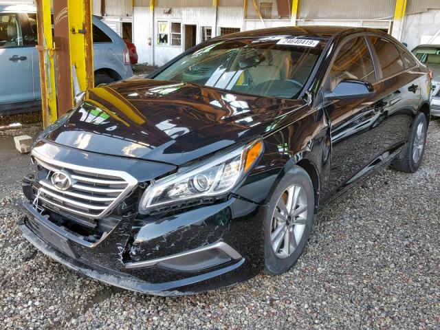 5NPE24AF6GH358565 - 2016 HYUNDAI SONATA SE BLACK photo 2