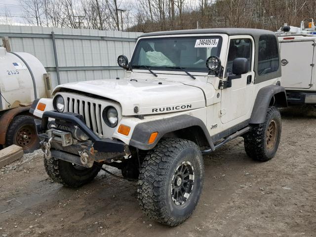 1J4FA69S06P705261 - 2006 JEEP WRANGLER / WHITE photo 2