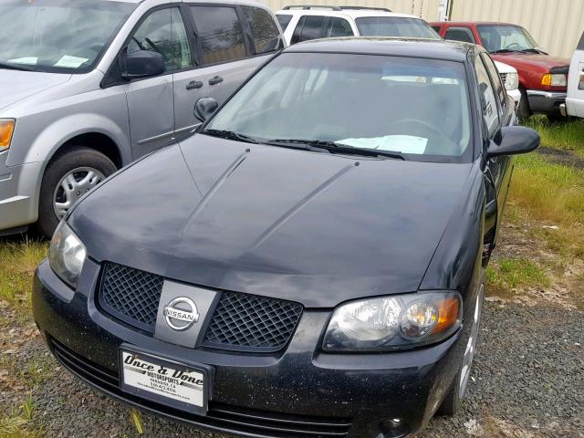 3N1AB51D84L735897 - 2004 NISSAN SENTRA SE- BLACK photo 2