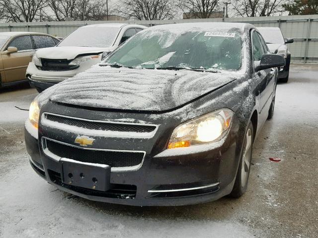 1G1ZC5E08CF176616 - 2012 CHEVROLET MALIBU 1LT შავი ფოტო 2